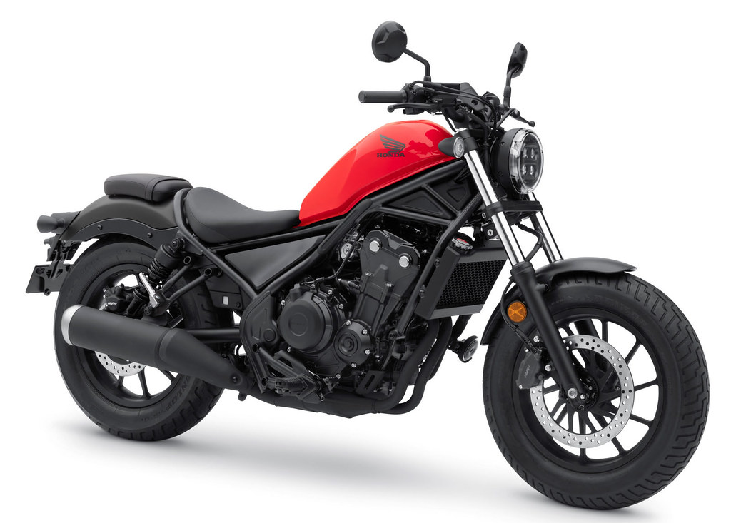 Honda Rebel 500 red for Rent motorbike in Tenerife
