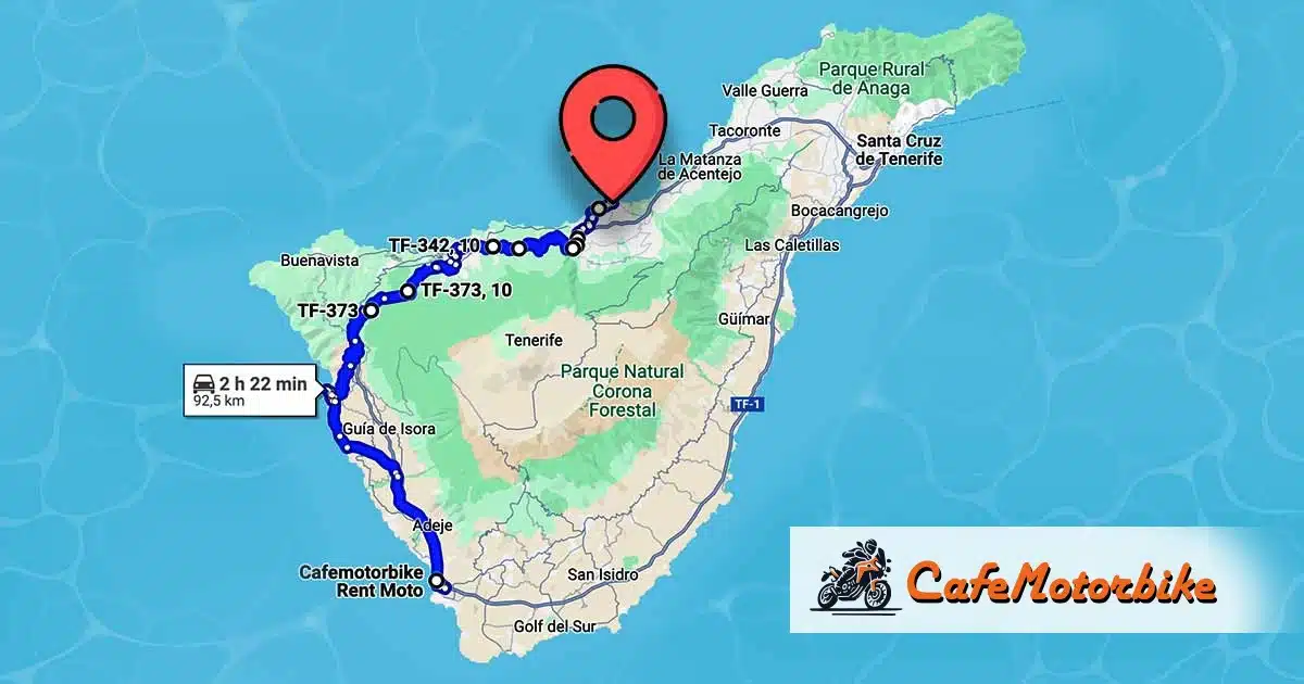 3) Découvrir Ténérife en moto : De Los Cristianos à Puerto de la Cruz